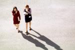 Women Walking Shadow