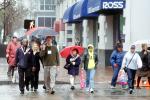 Rain, Umbrella, ROSS, crosswalk, rainy, rain, PFSV07P10_09
