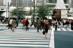 Crosswalk, Ginza District, Woman, Walking, PFSV08P02_12