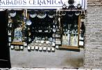 Ceramica, Window, Trinkets, Store, Storefront, Toledo, Spain, 1950s, PFSV08P03_11