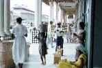 Sidewalk Vendors, Por-au-Prince, Haiti, 1950s, PFSV08P03_13
