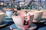 Teacups, Playland, Ocean-Beach, Ocean Beach, ride, San Francisco, California, 1960s, PFTV01P02_04