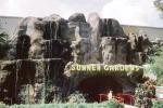 Sunken Gardens, waterfall, tunnel, 1973