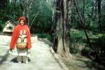 Little Red Riding Hood, Basket, Red Cape Costume, Woman, Girl, Story Book Forest, Storybook, Ligonier Pennsylvania, May 1964, 1960s, PFTV03P15_07