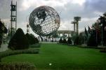 Unisphere, Flushing Meadows, Corona Park, Queens borough, Earth, Globe, New York Worlds Fair, 1964, 1960s, PFWV02P01_12