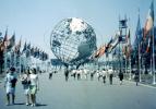Unisphere, Flushing Meadows, Corona Park, Queens borough, Earth, Globe, New York Worlds Fair, 1964, 1960s, PFWV02P04_10