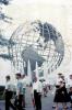 Unisphere, Flushing Meadows, Corona Park, Queens borough, Earth, Globe, New York Worlds Fair, 1964, 1960s, PFWV02P05_16
