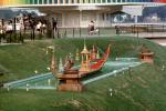 Cambodian Dragon Boat, Pool, Cambodia, Montreal Worlds Fair, Expo-67, 1967, 1960s