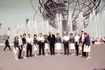 Unisphere, Flushing Meadows, Corona Park, Queens borough, Earth, Globe, New York Worlds Fair, 1964, 1960s, PFWV02P15_05