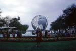 Unisphere, Flushing Meadows, Corona Park, Queens borough, Earth, Globe, New York Worlds Fair, 1964, 1960s, PFWV03P02_13