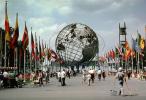 Unisphere, Flushing Meadows, Corona Park, Queens borough, Earth, Globe, New York Worlds Fair, 1964, 1960s, PFWV03P04_03B