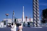 US Space Pavilion, Gemini, Titan II Mercury-Atlas, Rockets, NASA, spaceflight, New York Worlds Fair, 1964, 1960s, PFWV03P13_03