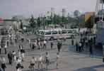 Greyhound Buses, NYC Worlds Fair, 1964