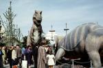 Dinosaurs, T-Rex, Tyrannosaurus Rex, Sinclair Oil Pavilion, Dinosaur, Dinoland, New York World's Fair, 1964, 1960s, Trex, New York Worlds Fair
