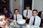 Boys, Ties, Cake, 1966, 1960s, PHBV03P05_12