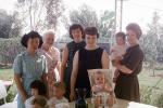 Backyard, Women, Mothers, Children, carriage, baby, Keri first birthday, May 1966, 1960s, PHBV03P05_17