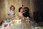 Cake, Table, Presents, Girl, Boy, The Kiss, Candles, Cupcakes, 1950s, PHBV03P06_01