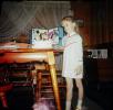 Girl, Barbie Dolls, Table, Radio, 1950s, PHBV03P06_14