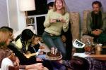 Blowing out the Candles, Girl, Woman, men, Chocolate Cake, PHBV03P07_10