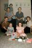Girl, Family, Group, Presents, 1950s