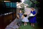 Brother, Sister, Mother, Cake, Son, Children, Boy, Girl, Woman, August 1960, 1960s