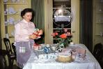Woman with Birthday Cake, Presents, 1940s, PHBV04P02_14