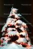 Christmas Tree in the Snow, cold, ice, night, nighttime, PHCV01P08_08