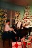 Man Playing Piano, Decorated Tree, 1950s, PHCV01P11_04