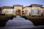 Christmas Lights, Home, House, Building, Residence, Residential