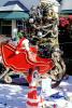 sled, Santa Claus, storybook scene Oxnard