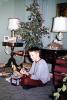Boy, lamps, Presents, Decorations, Ornaments, Tree, 1940s, PHCV02P10_13