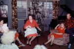 tinsel, women, party, Presents, Decorations, Ornaments, Tree, 1940s, PHCV02P10_14