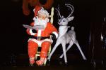 Santa Claus and Reindeer, 1950s