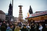 Sachsische, Church steeple, tower, crowds, people, outdoors, PHCV03P11_14