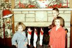 Early Morning, Socks, Stockings, Fireplace, Children, robe, 1950s, PHCV04P01_08