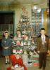 Tree, Presents, Gifts, Clock, 1950s