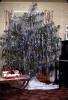 Decorated Tree , Present, tinsel, Oaklyn NJ, 1950s
