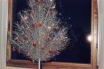 Tin Christmas Tree, metal, decorations, 1950s