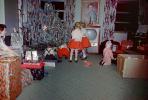 Twin Girls, Boys, Television, Mother, siblings, 1950s