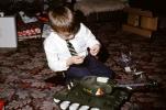 Boy with his new Army Tank, December 1964, PHCV05P06_19