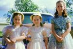 Girls, Dress, Sisters, 1950s, PHEV01P02_05B
