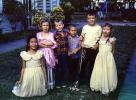 Girls, Boys, smiles, smiling, cute, Easter, 1950s, PHEV01P02_13