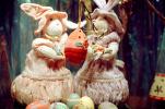 Eggs, Rabbits, Bunny, Cute, Decorated Eggs, ladies, dress, PHEV01P07_04