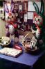 Eggs, Basket, balloon bunnies, 1950s, PHEV01P07_09