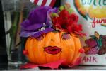 Pumpkin Girl, face, smiles, flowers, PHHD01_098