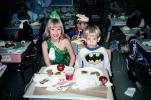 Princess, Batman, Cake, Classroom Party, 1960s