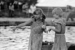girls, pond, friends, Bratsk, Siberia, 1980s, PLGPCD2930_062