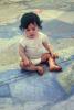 Child on Dymaxion Map, Baby, Toddler, PLGV01P06_13B