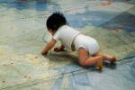 Child on Dymaxion Map, Baby, Toddler, PLGV01P06_14B