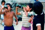 Boys, Drinking Coke, Yelapa, Mexico, PLGV01P10_06B